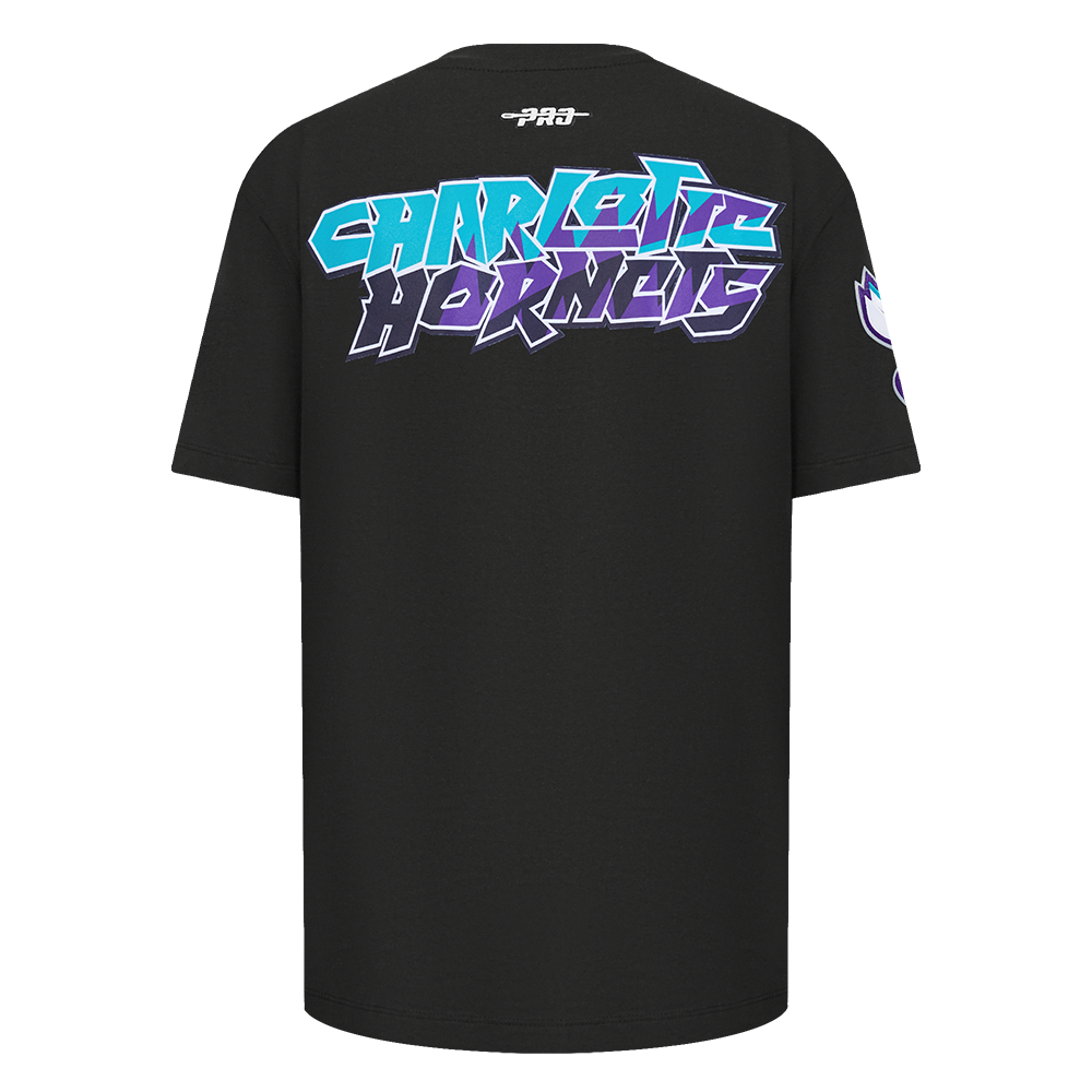 Pro Standard Charlotte Hornets Youth Grape/Aqua Tee